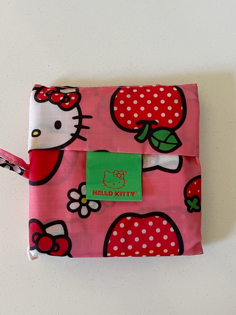 Hello Kitty Apple Standard Size Baggu Reusable Bag NWOT